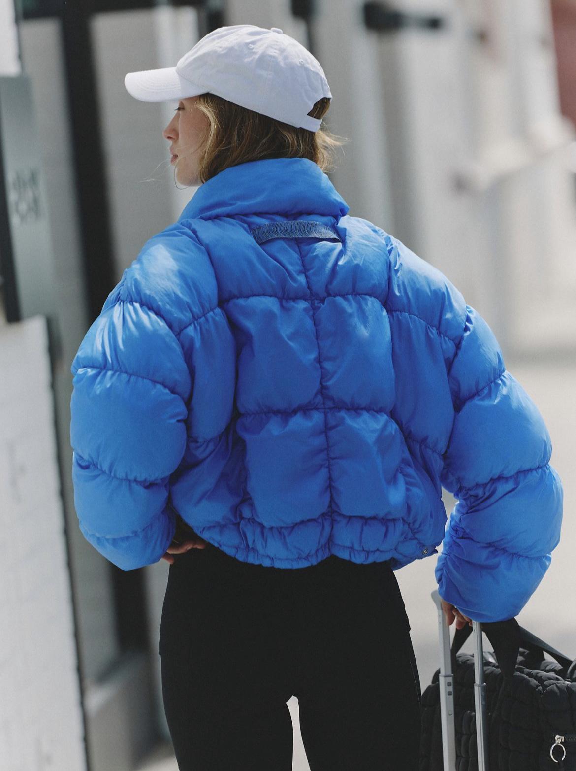 Free People In A Bubble Puffer Jacket