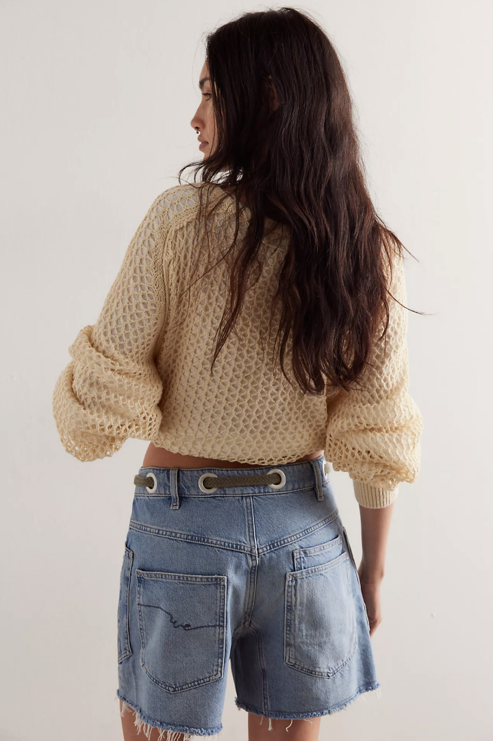 Free People Moxie Shorts- Truest Blue