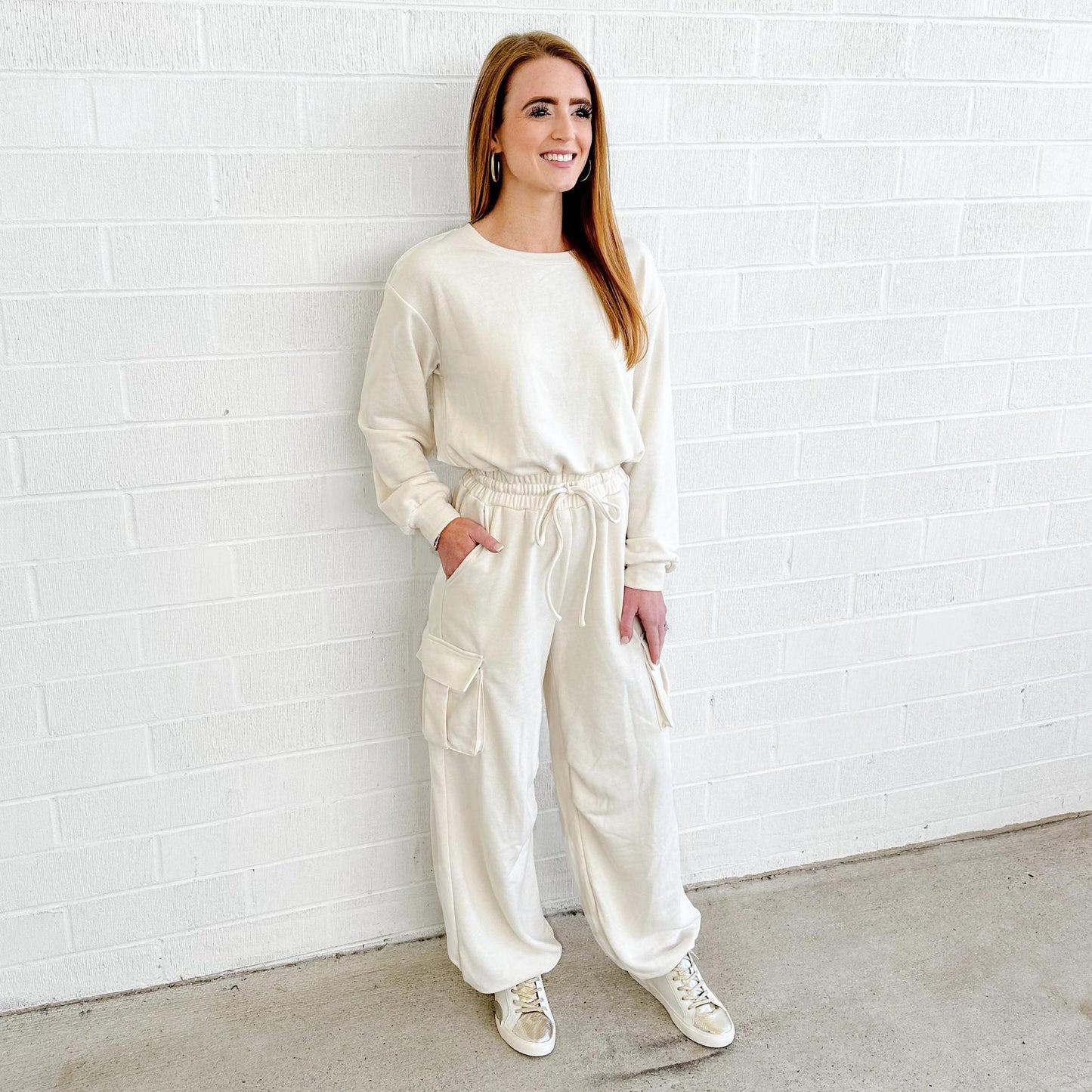 Terry Cargo Jumpsuit