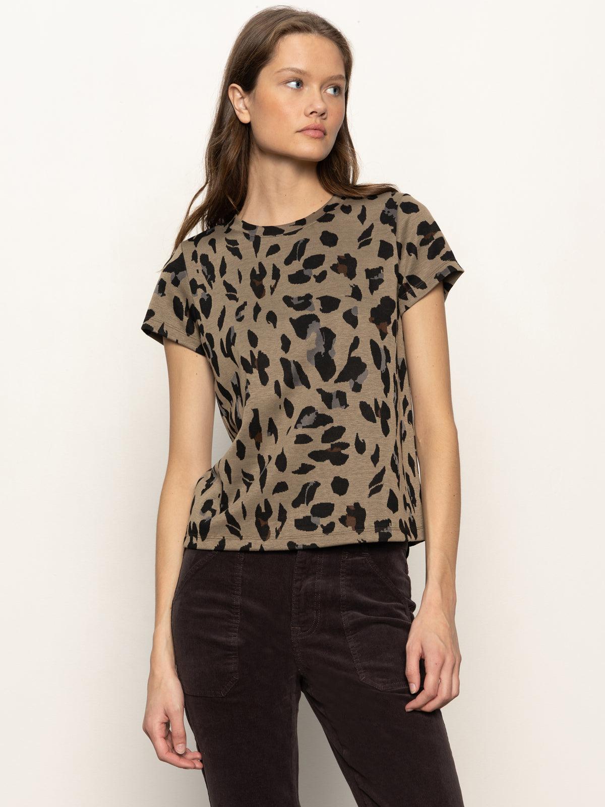 Sanctuary Perfect Tee- Winter Leopard