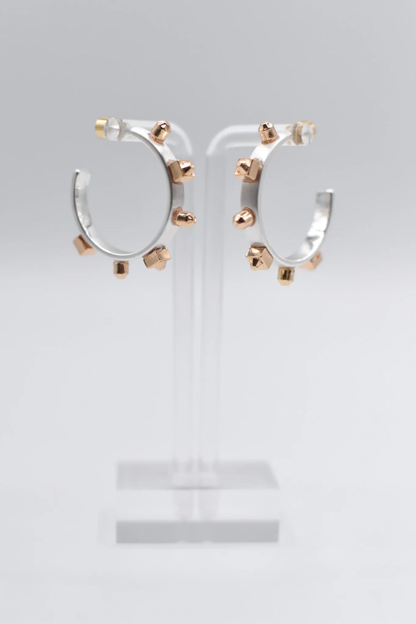 Smith & Co: Silver Metal Hoop- Mixed