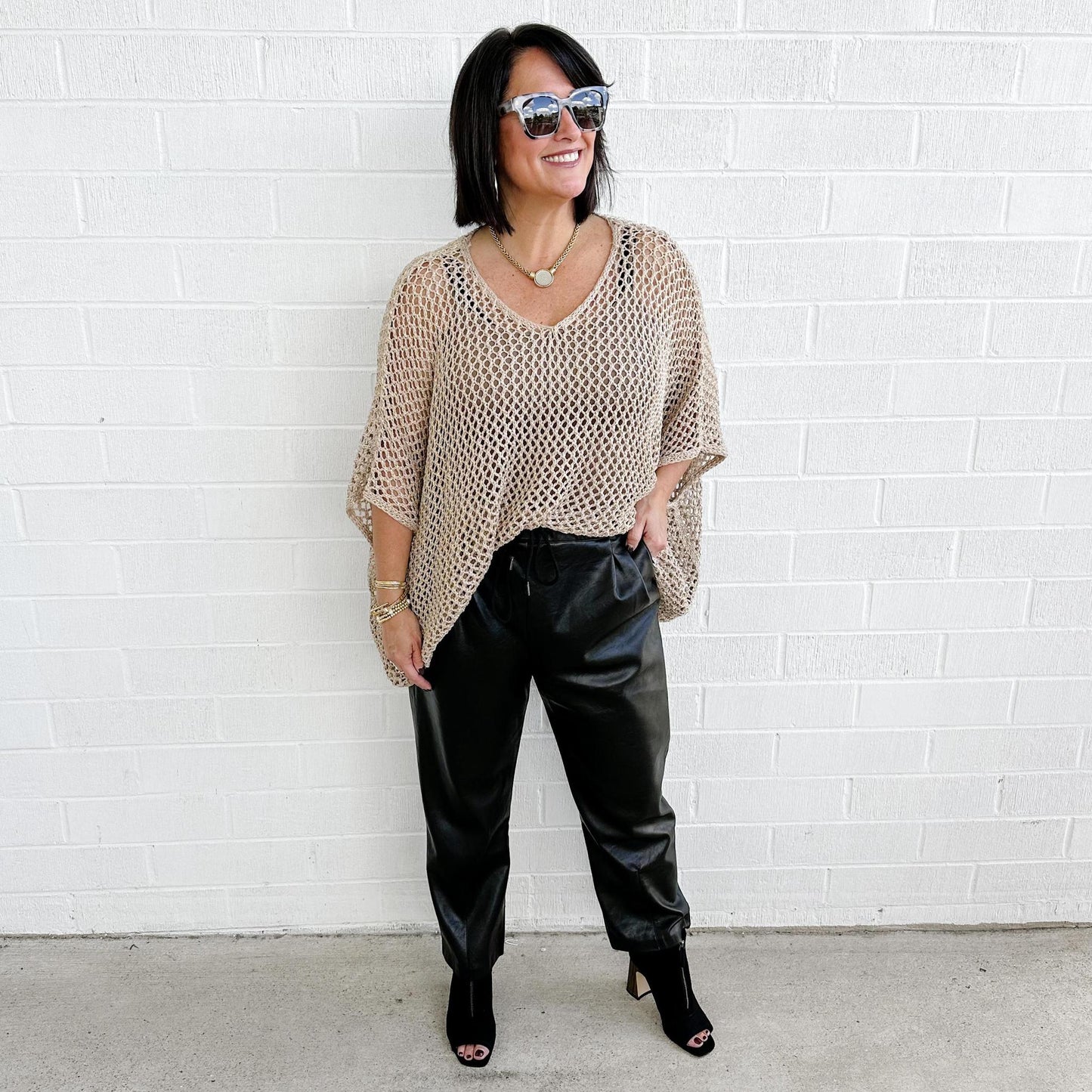 Oversized Knit Top