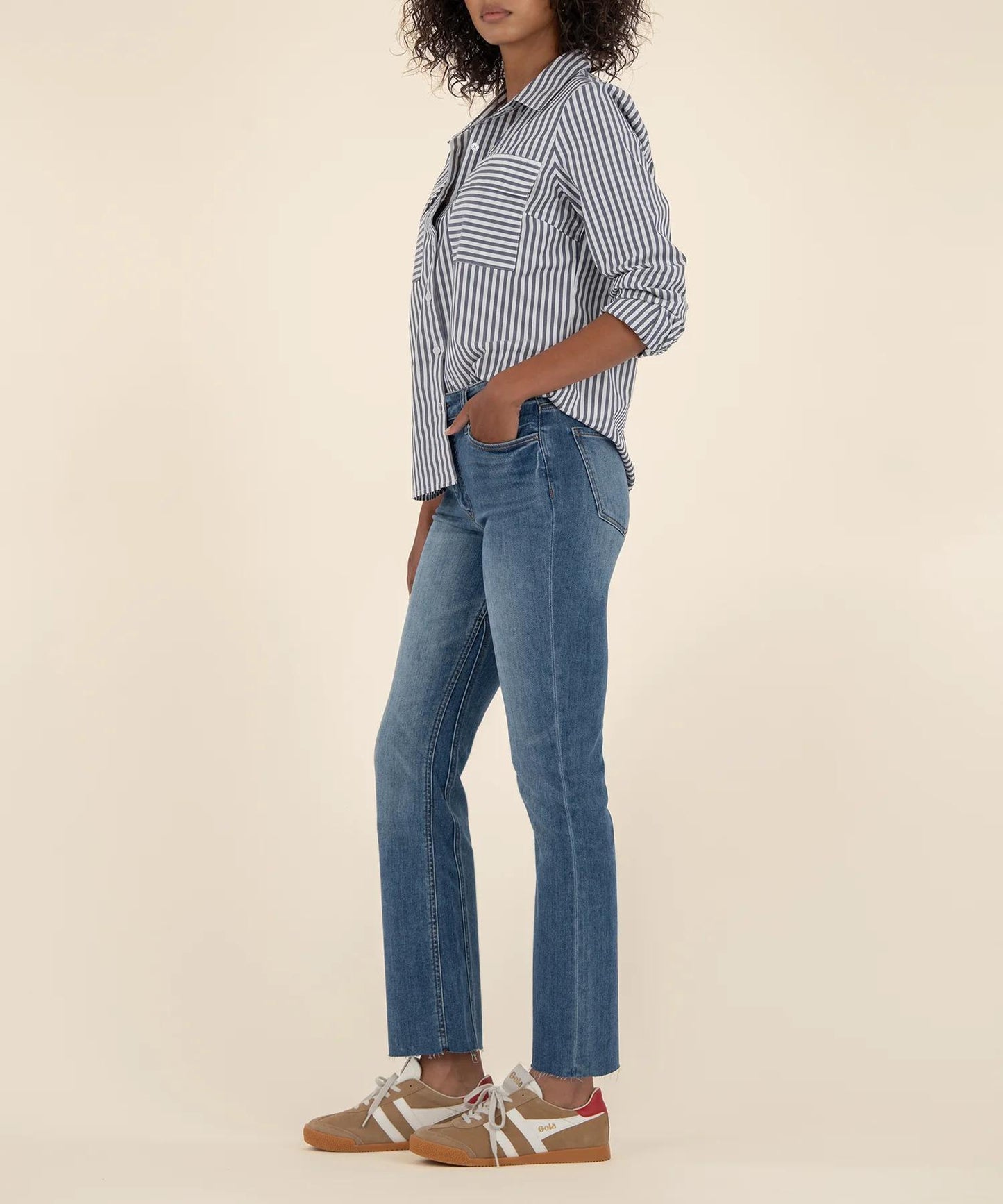 KUT Kelsey Ankle Flare- Rigor