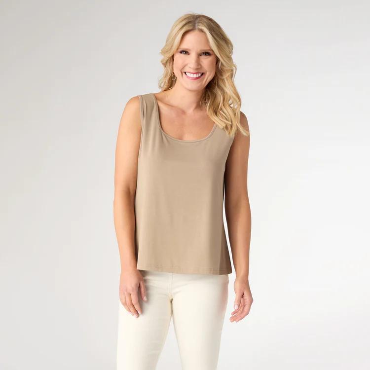 Soft Landing Tank- Taupe