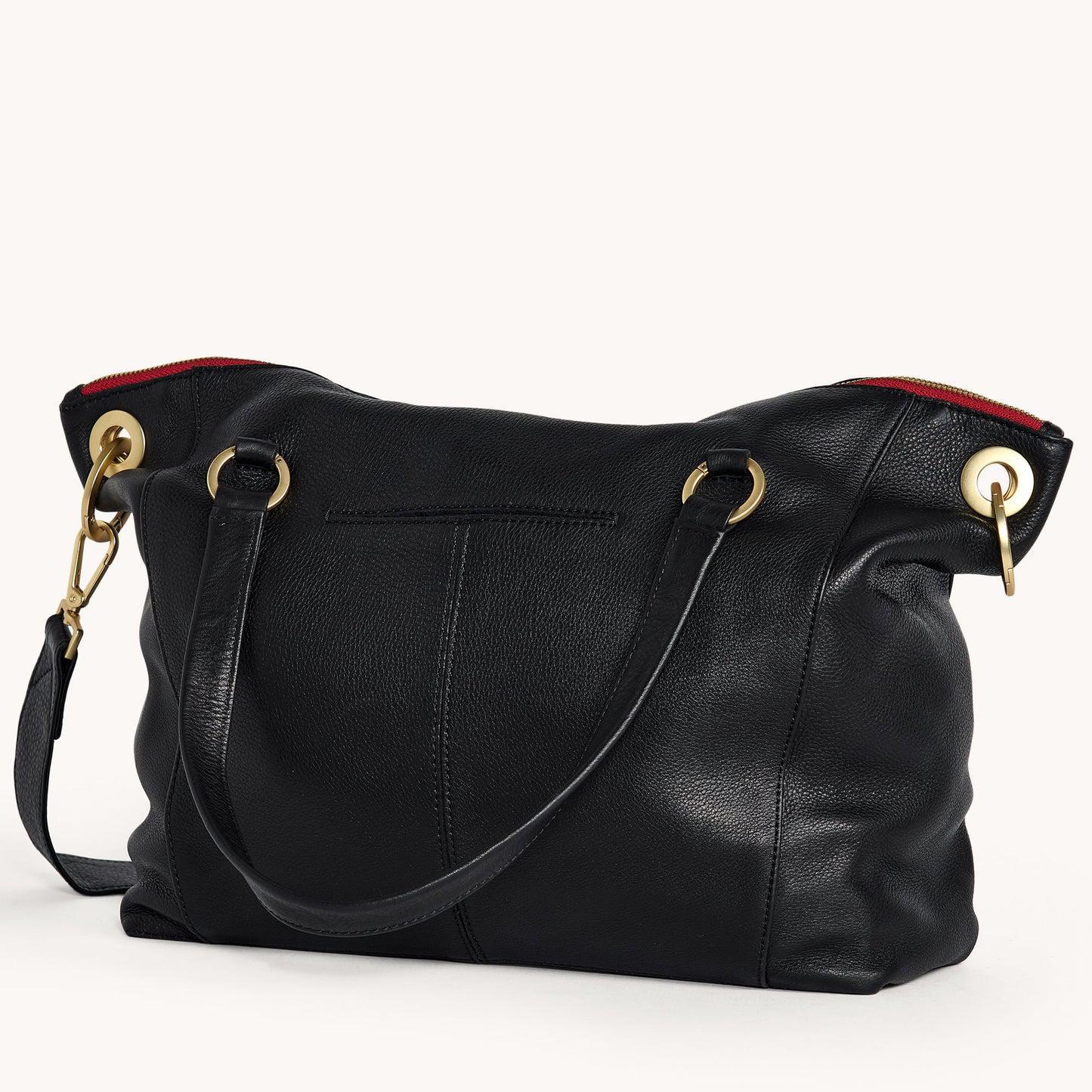 Daniel Large Black Zip