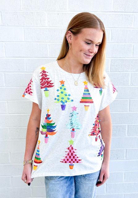 Queen of Sparkles Tree Tee