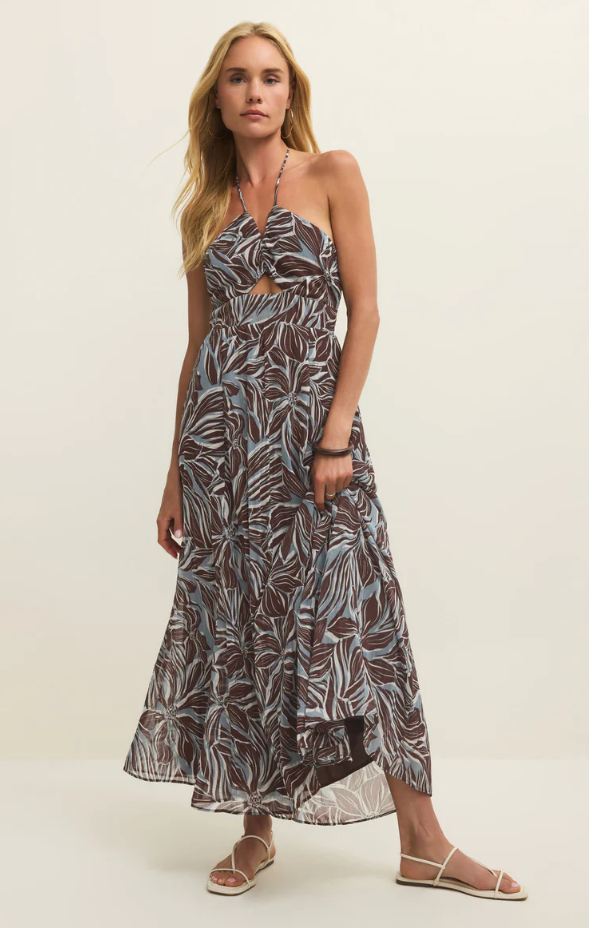 Lanie Zinn Floral Maxi Dress