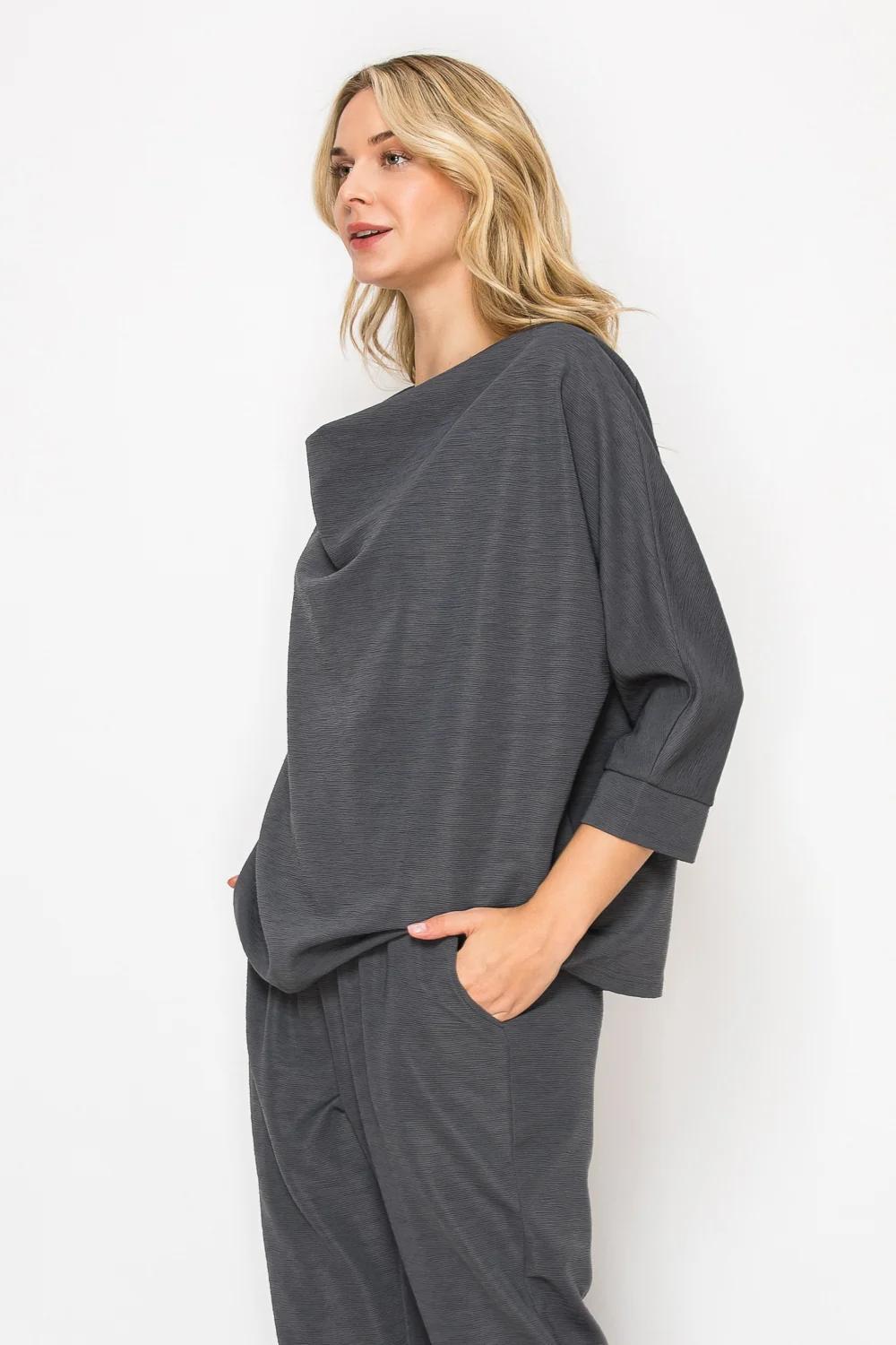 Keziah Top- Charcoal