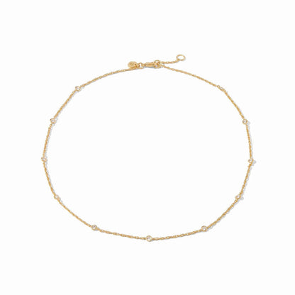 Celest Delicate Station Neck-Cubic Zirconia