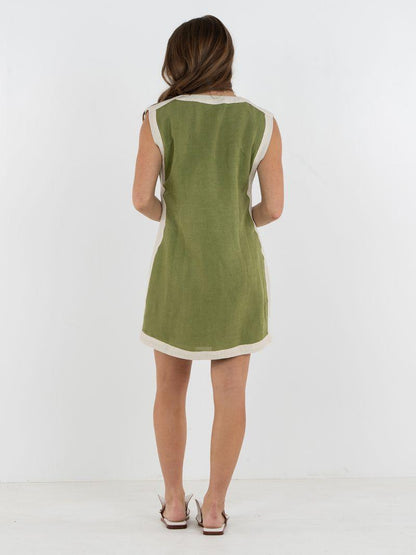 Emily Shift Dress- Cardamon