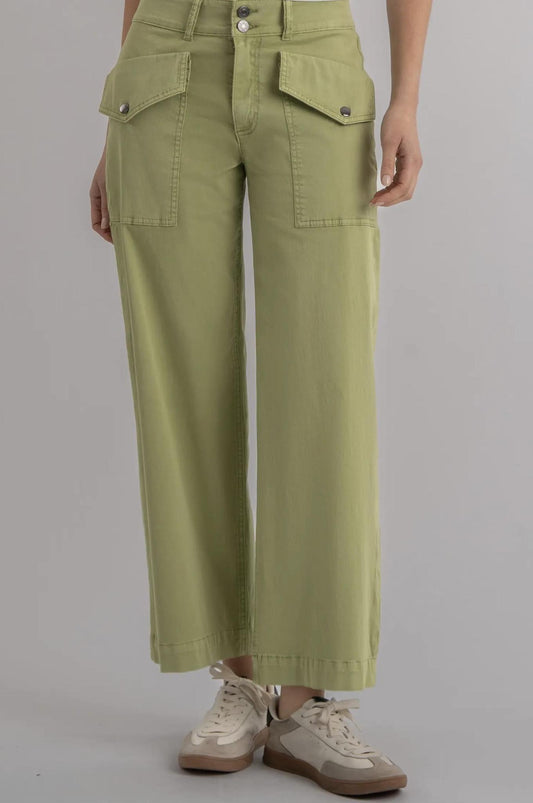 KUT Charlotte Denim-Green Tea