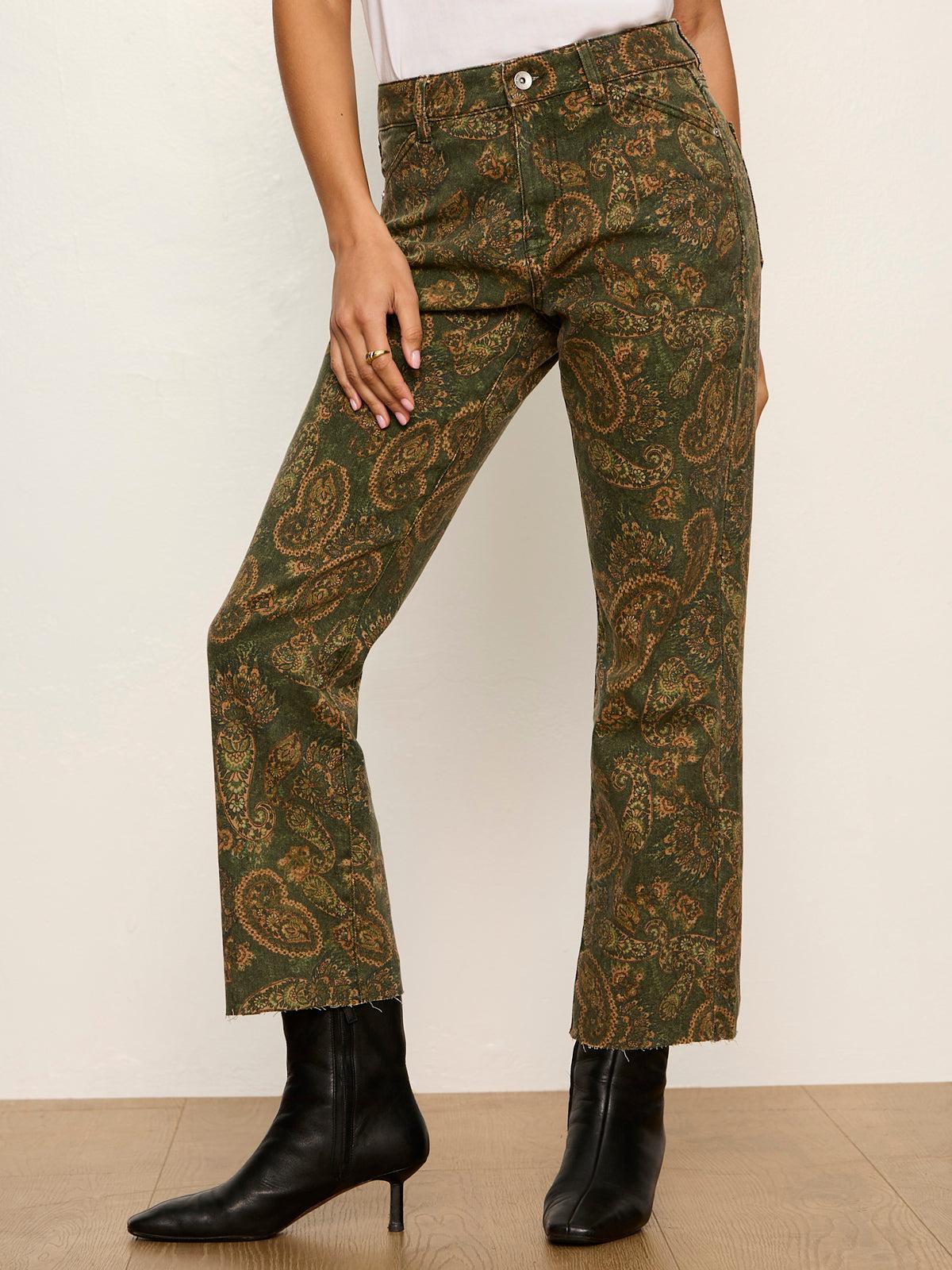 Cadence Straight Crop- Washed Decoratif