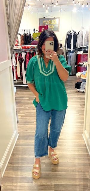 Green Knobby Top