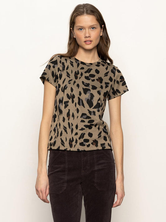 Sanctuary Perfect Tee- Winter Leopard