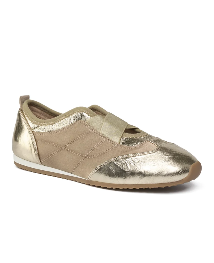 J Slides Phily Sneaker- Gold
