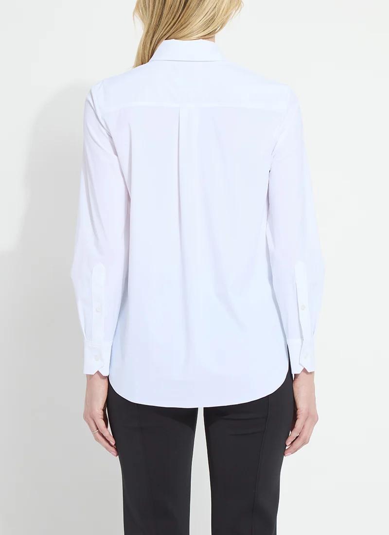 Lysse Schiffer Button Down- White