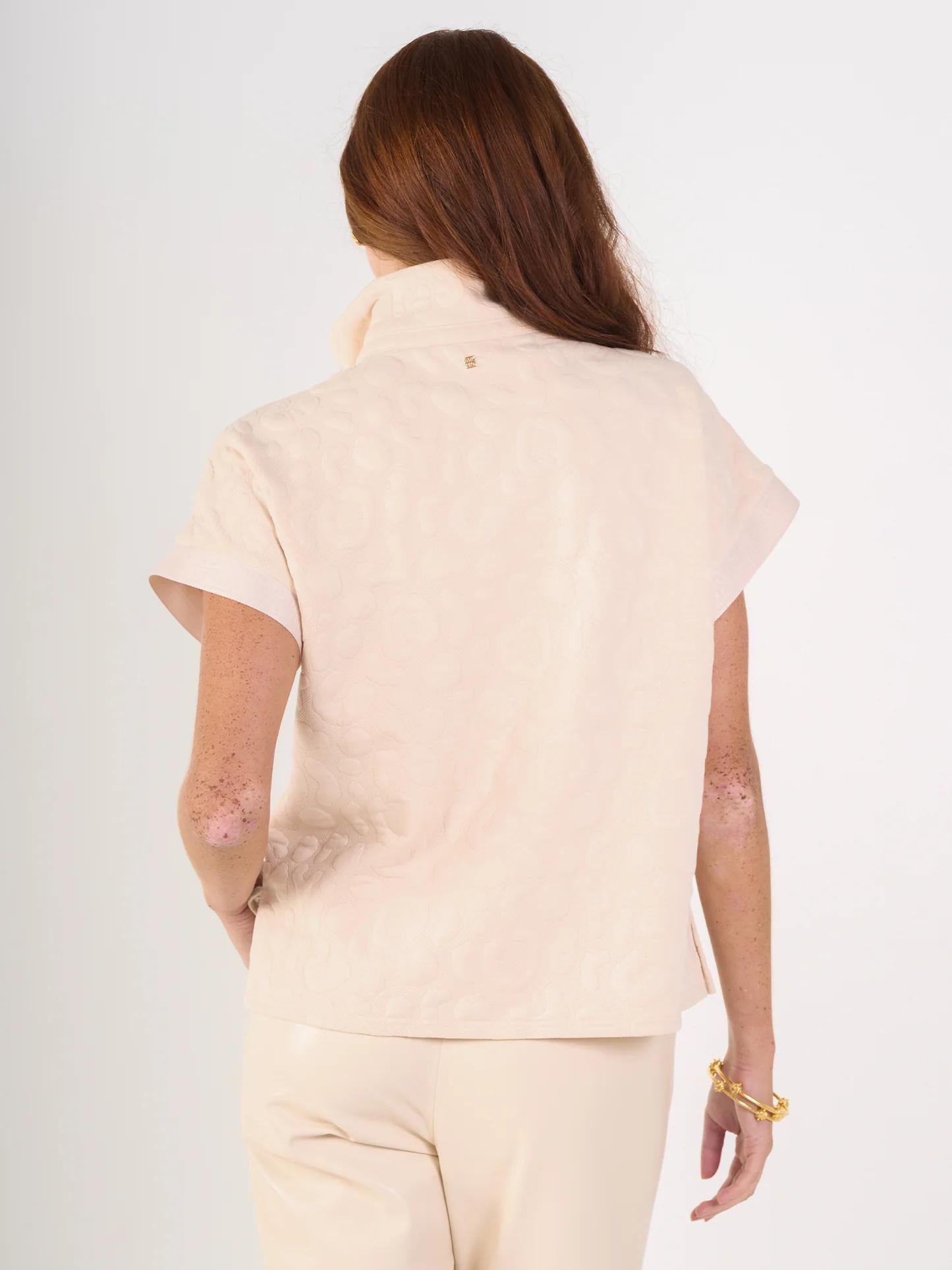 Emily McCarthy Poppy Pullover- Sandstone Cheetah
