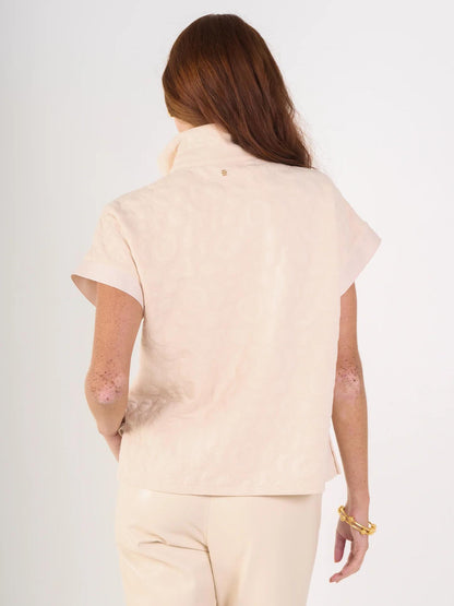 Emily McCarthy Poppy Pullover- Sandstone Cheetah