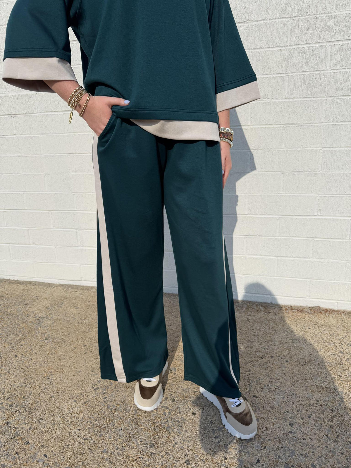 Luxeknit Straight Pant- Teal