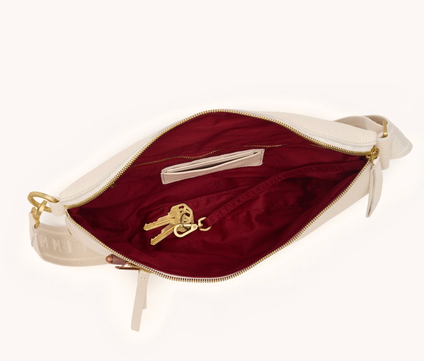 Hammitt Charles Crossbody Lg-Calla Lily White