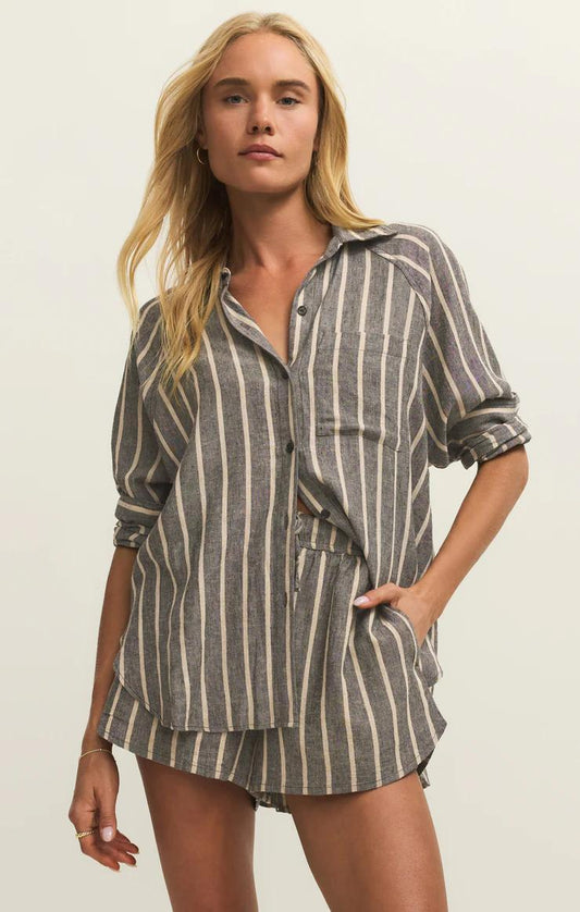 FINAL SALE: The Perfect Line Top-Black