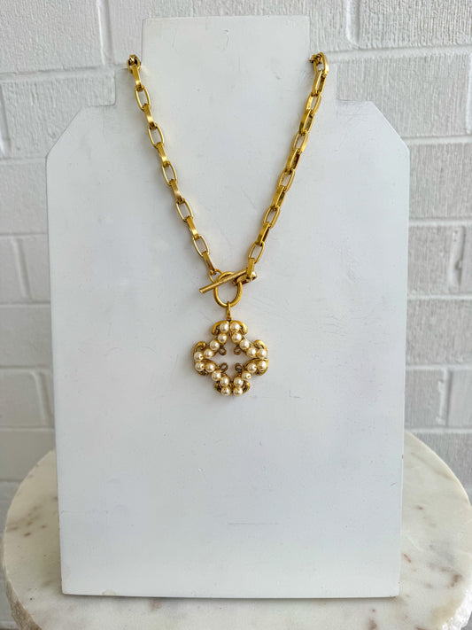 Pearl Filigree Necklace