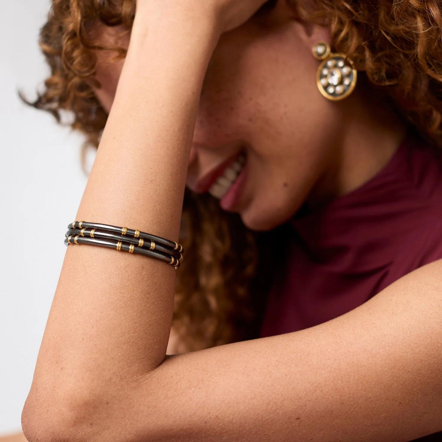 Julie Vos Tribeca Stacking Bangle-Mixed