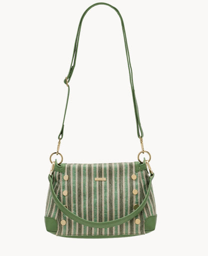 Hammitt Bryant Med Pickle Stripe