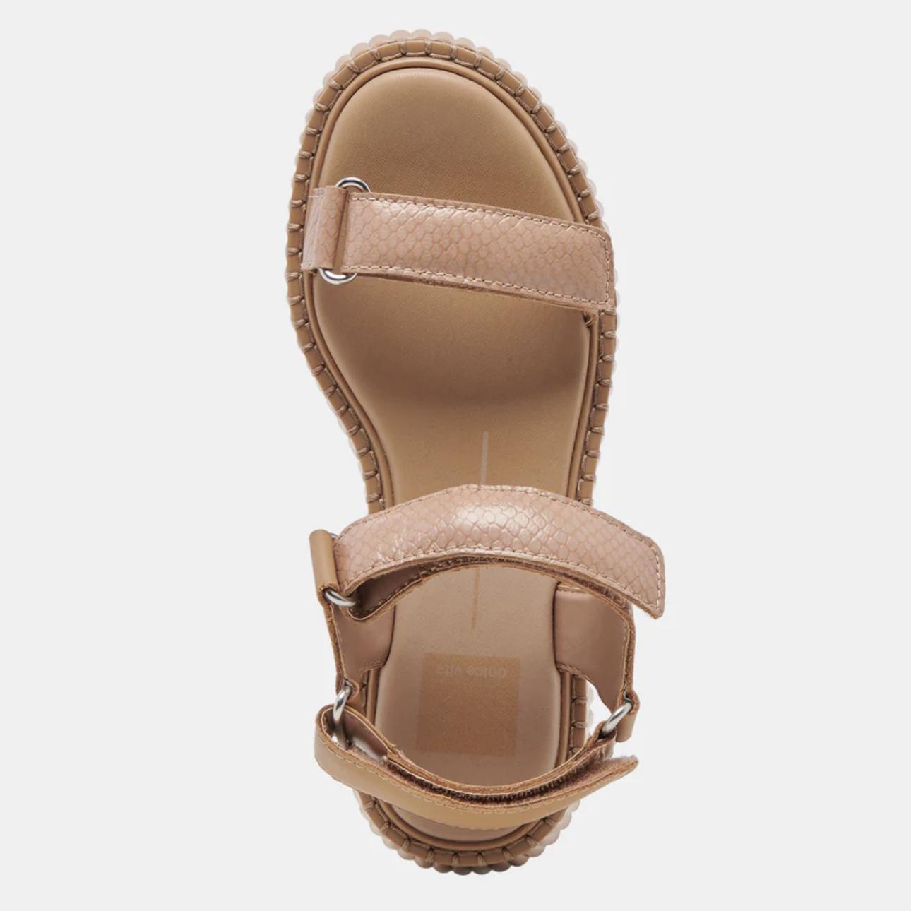 Debra Leather Sandals- Toffee