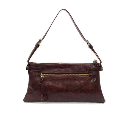 Trapeze Shoulder Bag- Wine