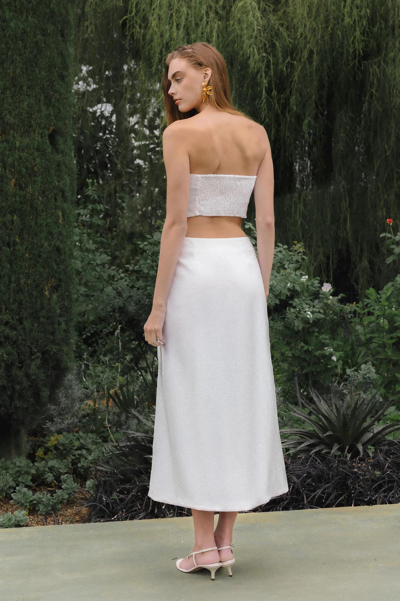 Crochet Flower Maxi Skirt