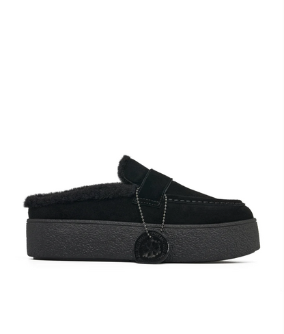 J Slides Viera WP-Black Suede