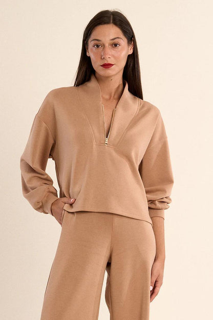 Gabrielle Edie Top- Camel