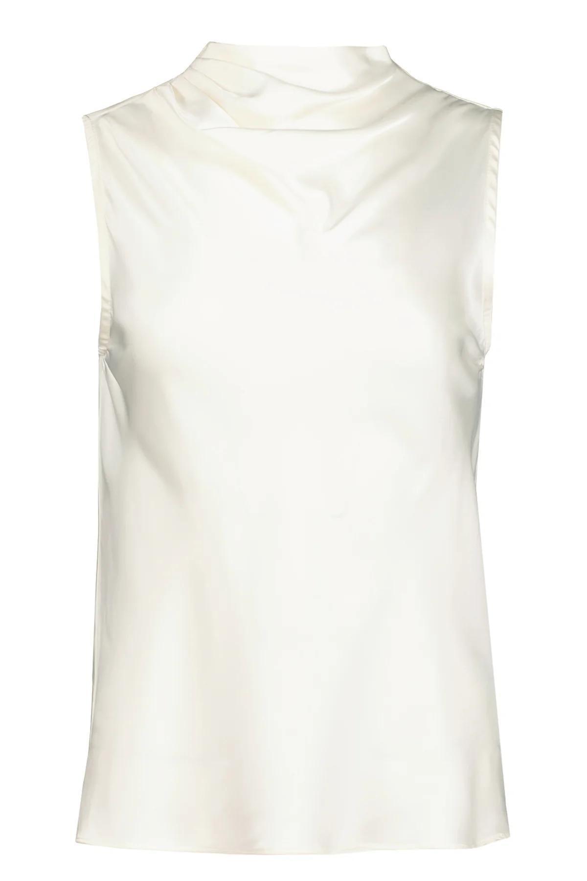 Bishop + Young Claude Cowl Neck Top- Ivory