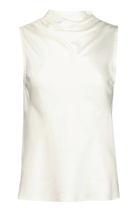 Bishop + Young Claude Cowl Neck Top- Ivory