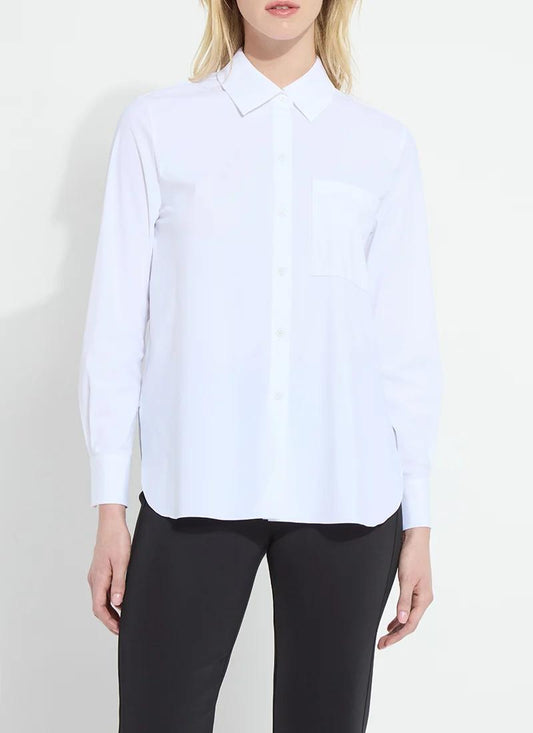 Lysse Schiffer Button Down- White