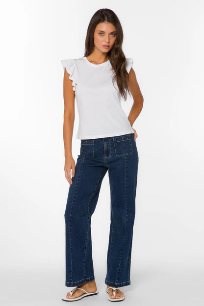 Saylor Mid Rise Denim