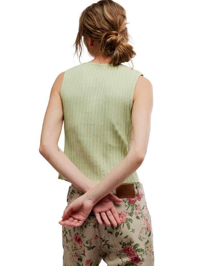 Free People Tilly Vest- Weeping Willow