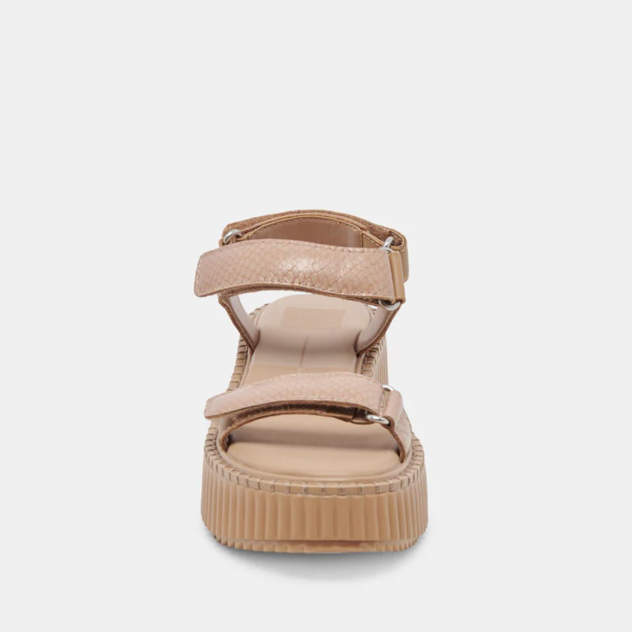 Debra Leather Sandals- Toffee