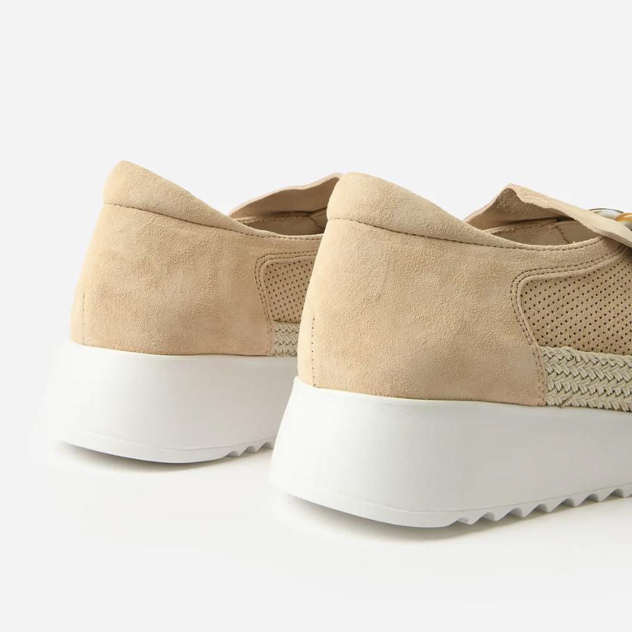 Vaneli Qerere Sneaker- Nude Suede