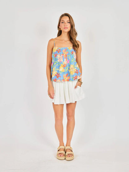 Beach Cowgirl Pleated Cami