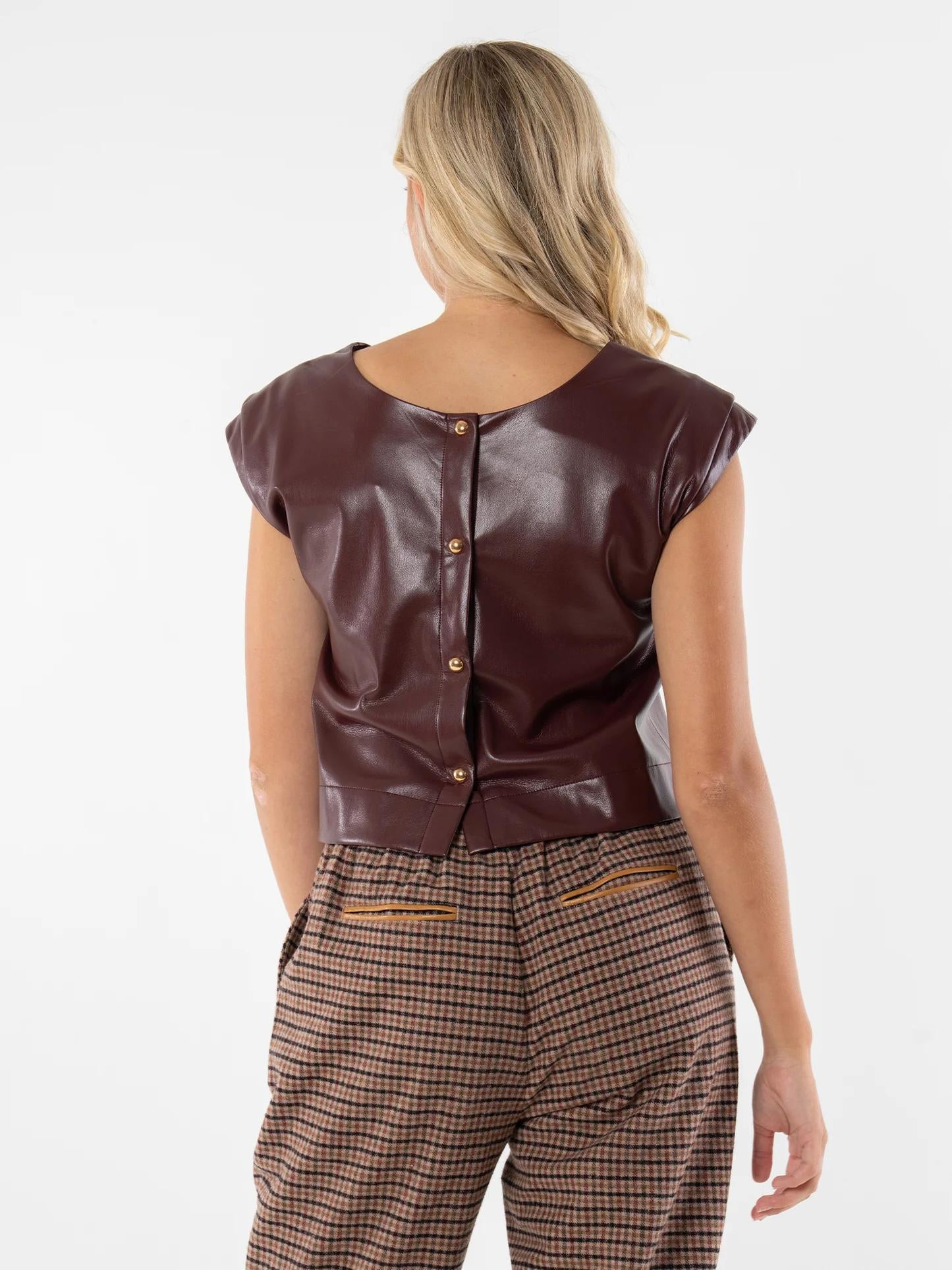 Emily McCarthy Hatti Tank- Bitter Chocolate