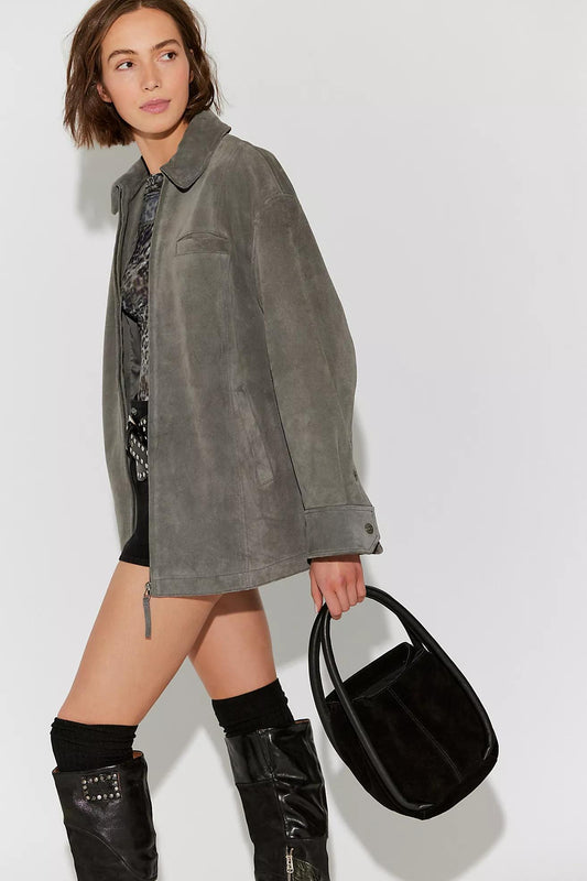 Free People Barlow Bucket Bag- Black