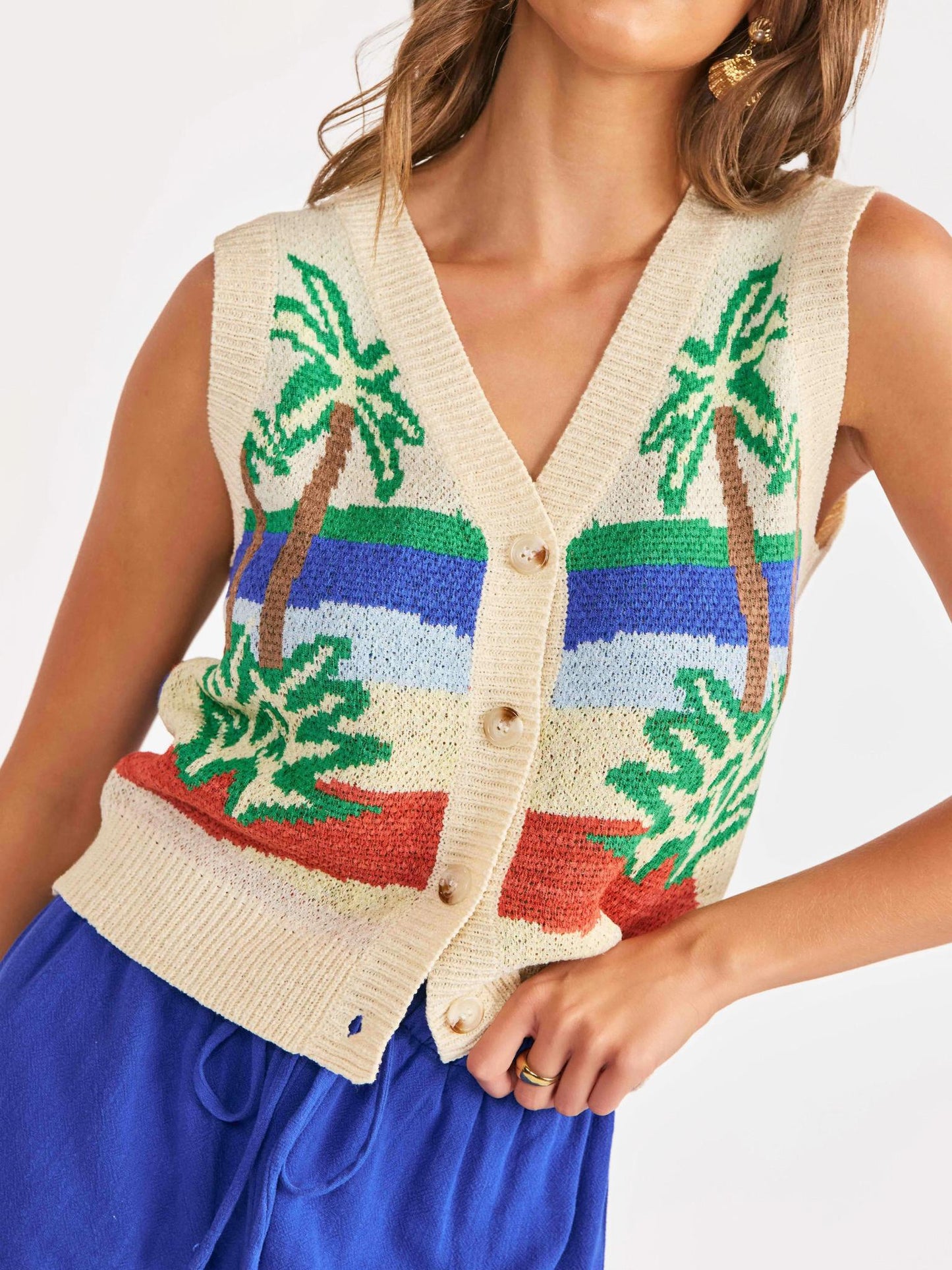 Palms Sweater Vest