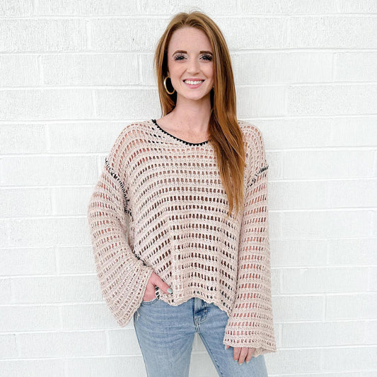 Romance Sweater Tan