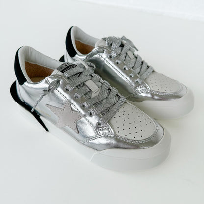 Laser 4 Silver Low Top Sneakers *FINAL SALE*