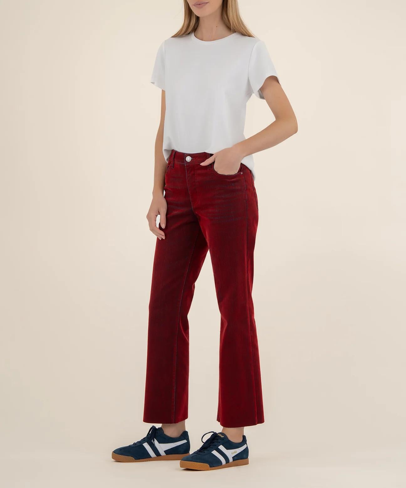 KUT Kelsey Denim- Red Velvet