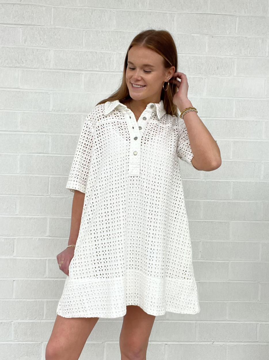 Free People Remino Eyelet Dress-