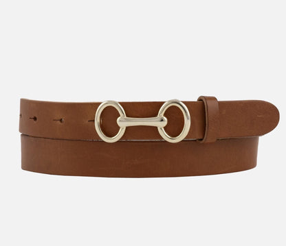 Carel Leather Belt-Camel