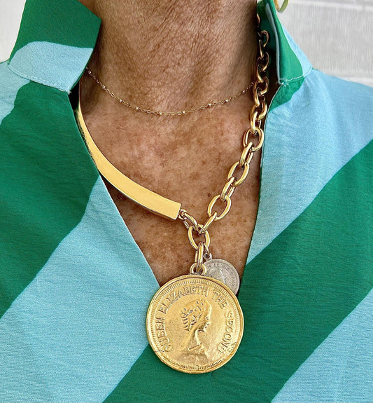 Yochi Dual Chain Necklace